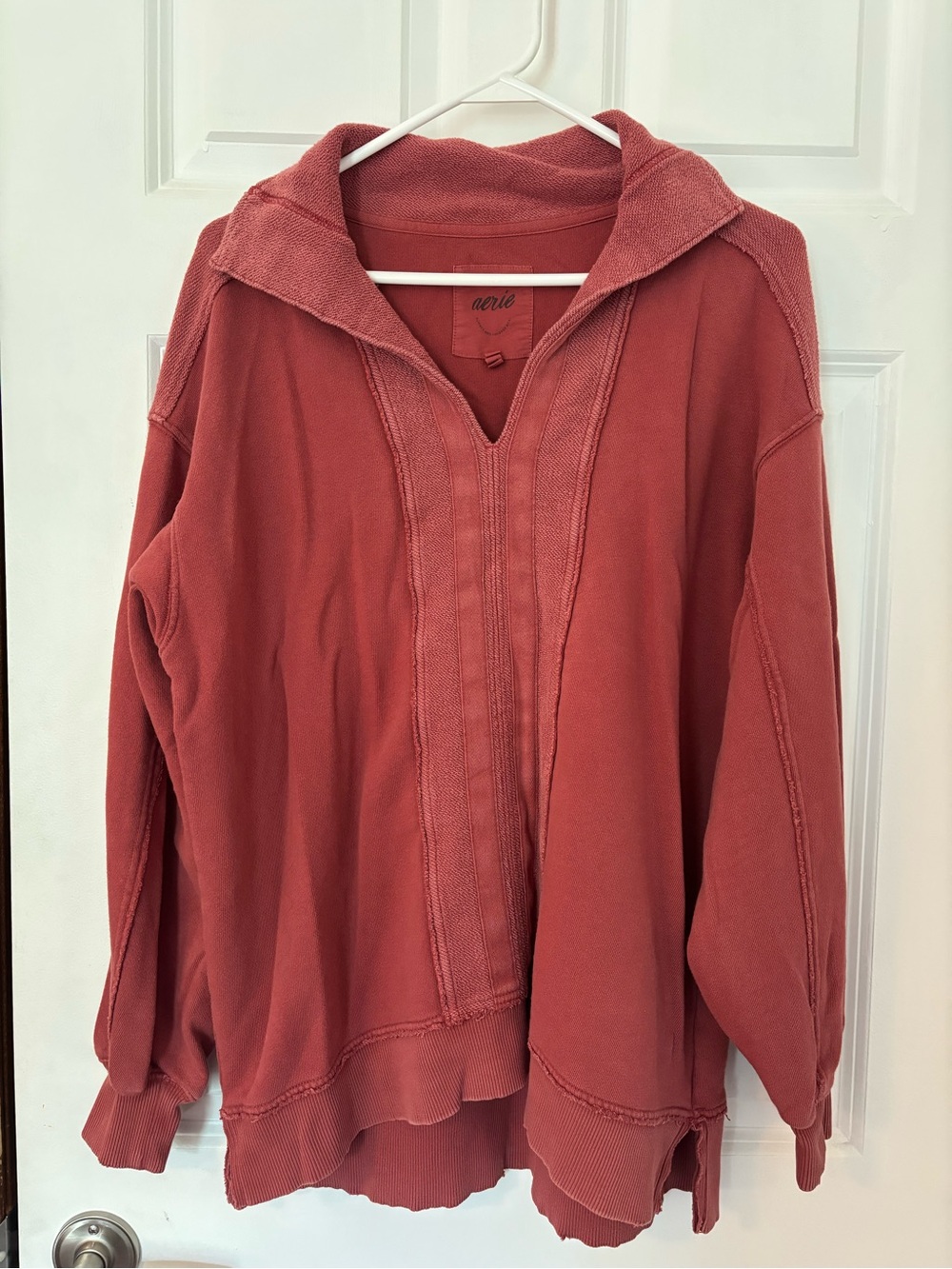 Aerie Oversized Collared Crewneck